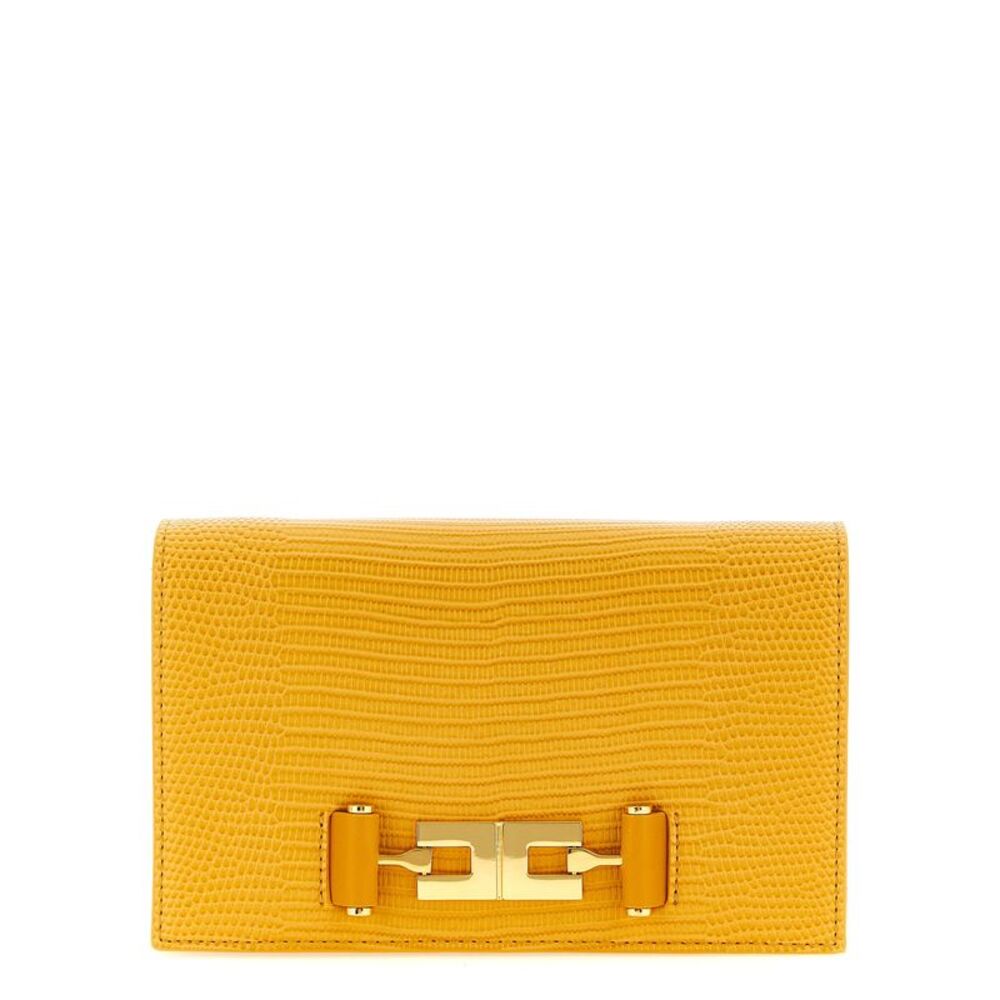 Elisabetta Franchi Beige Polyester Crossbody Women's Bag